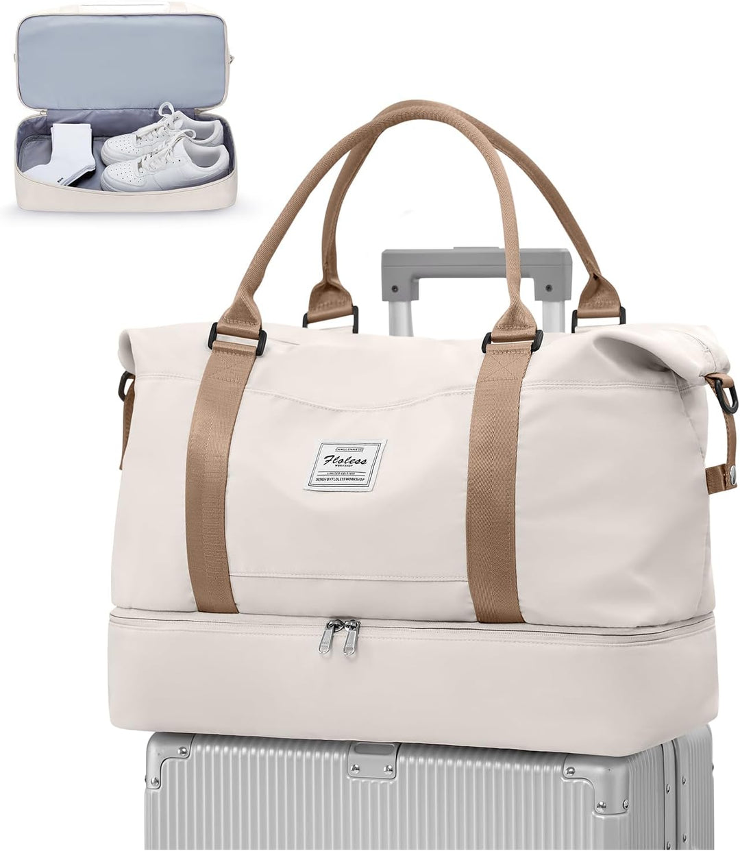WEPLAN Handgepäck Tasche 45x36x20 Easyjet für Flugzeug Reisetasche Damen Handgepäck Ryanair 40x20x25