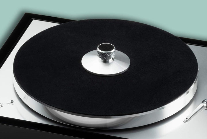 Pro-Ject Clamp it, CNC gefräste Vollmetall Plattenklemme für sofort wirksames Klangtuning, Aluminium