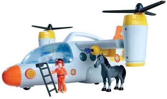 Simba Feuerwehrmann Rettungsflugzeug Sam 109252615038 +3 Jahre 42 cm mit Werferfunktion mit Licht un