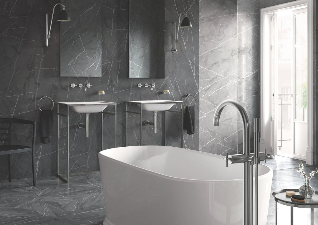 Grohe Rainshower Handbrausehalter, 27074DC0 Supersteel, Supersteel