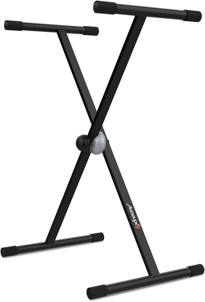 Audibax Onyx Pack de Soporte Teclado/Piano + Banqueta + Funda Teclado 61 Teclas