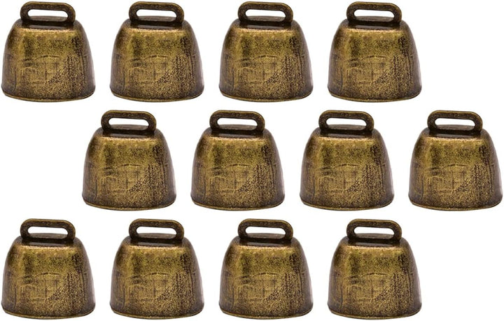 24 STK Weihnachtsglocken Grasende Kupferglocken Mini-kuhglocke Hexenglocken Schaf Glocke Rinder Nutz