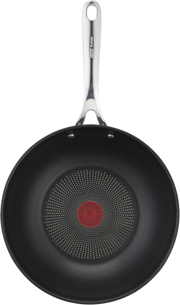 Tefal Jamie Oliver by Cook's Direct On Wokpfanne, 28 cm, Antihaftversiegelung, Thermo-Signal, geniet