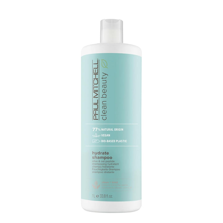 Paul Mitchell Clean Beauty Hydrate Shampoo – Reichhaltige Haar-Wäsche Mit Oliven-Öl, Feuchtigkeitssp
