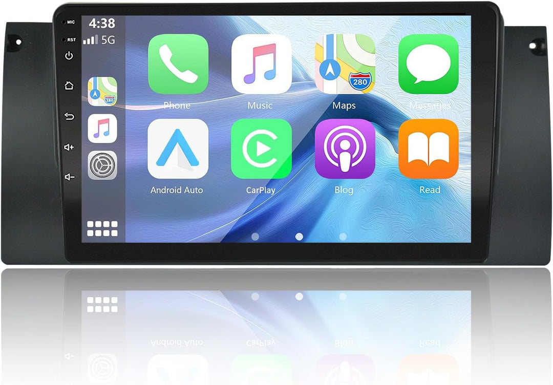 LEXXSON Android 10.1 Auto Radio Stereo 9 Zoll Kapazitiver Touchscreen für BMW E39 5 Serie 1996-2003