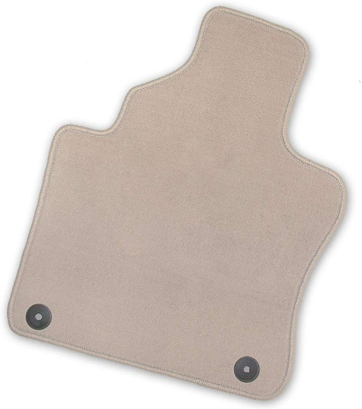 Bär-AfC Auto Fussmatten Premium passend für VW Passat 3G / B8 ab 2014, Autoteppiche Velours Beige, R