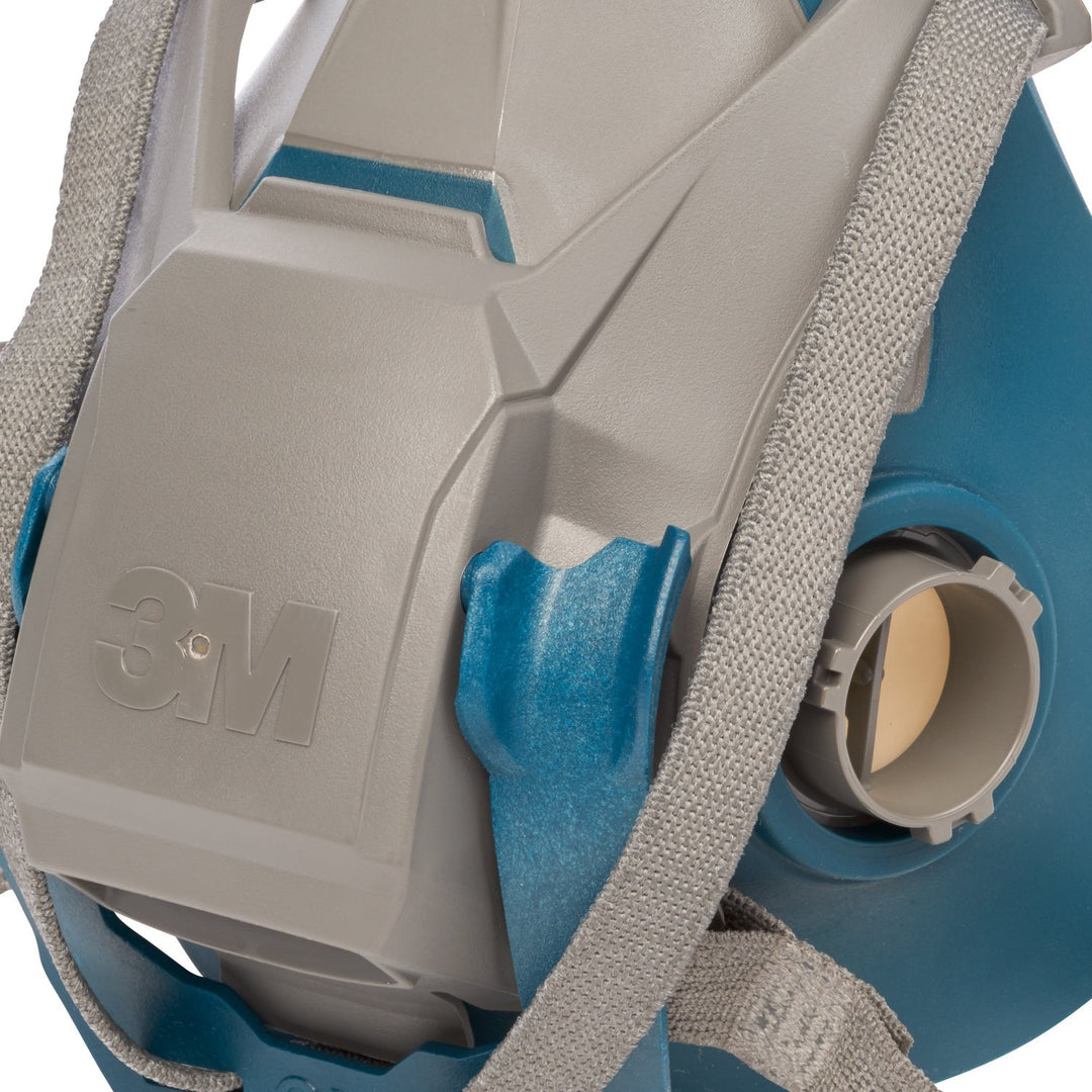 3M Atemschutz-Halbmaske 6503QL – Atemmaske mit Cool-Flow Ausatemventil & Quick-Release Mechanismus –