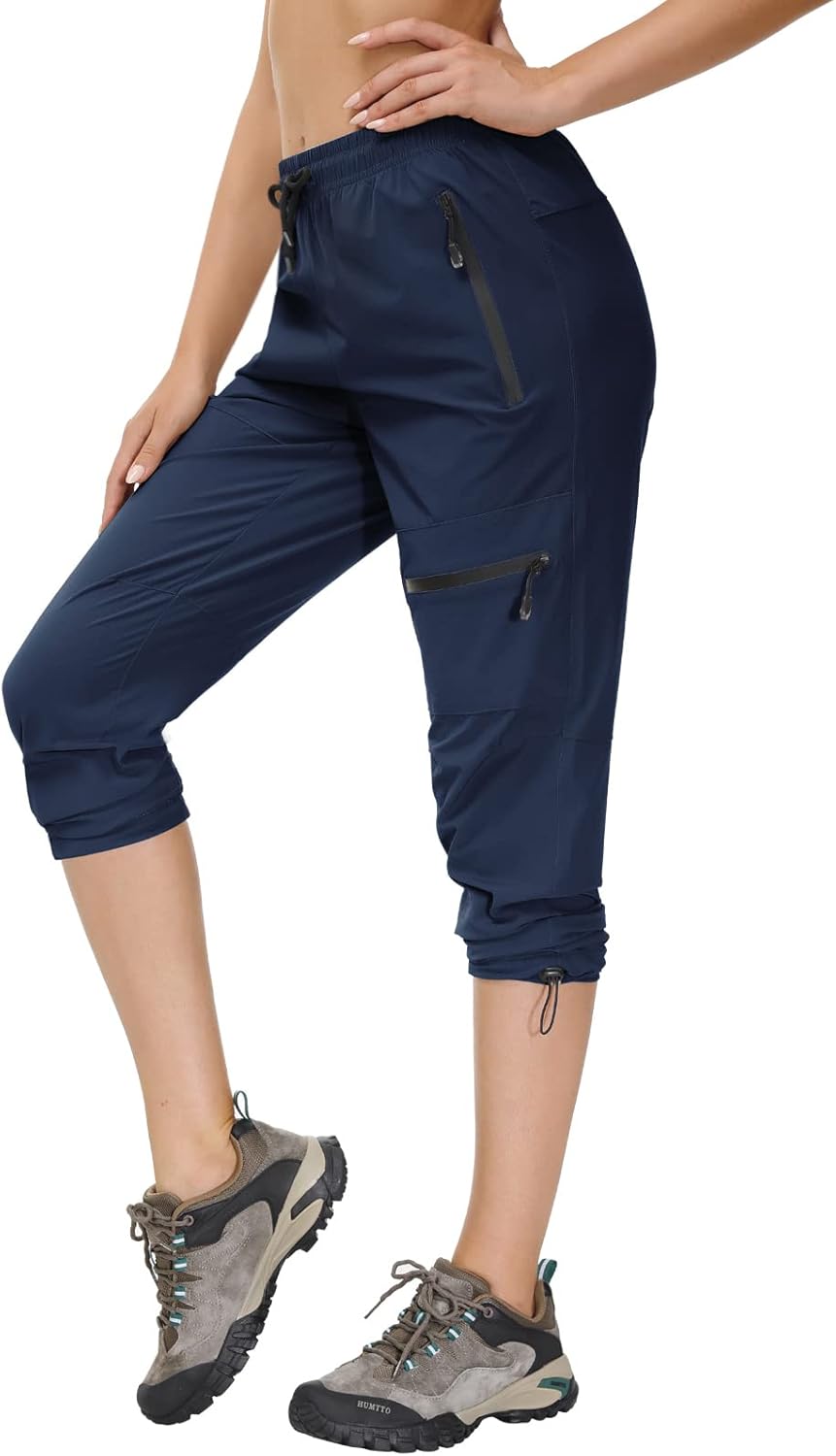 Butrends Wanderhose Damen schnelltrocknend Outdoorhose atmungsaktiv Anti-UV Cargohose Verschleissfes