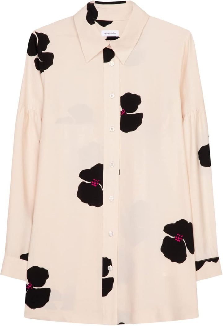 Seidensticker Damen Bluse - Fashion Bluse - Regular Fit - tailliert - Hemd Blusen Kragen - Bügelleic