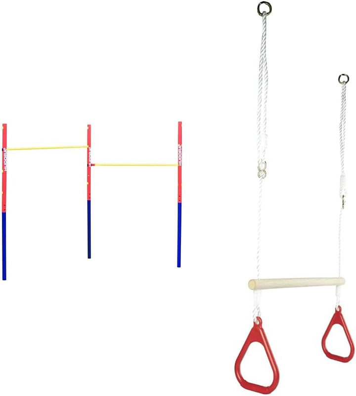 HUDORA Turnreck Fabian - Reckstange Outdoor - Reck für den Garten & Eichhorn - Outdoor 2 in 1 Turnse