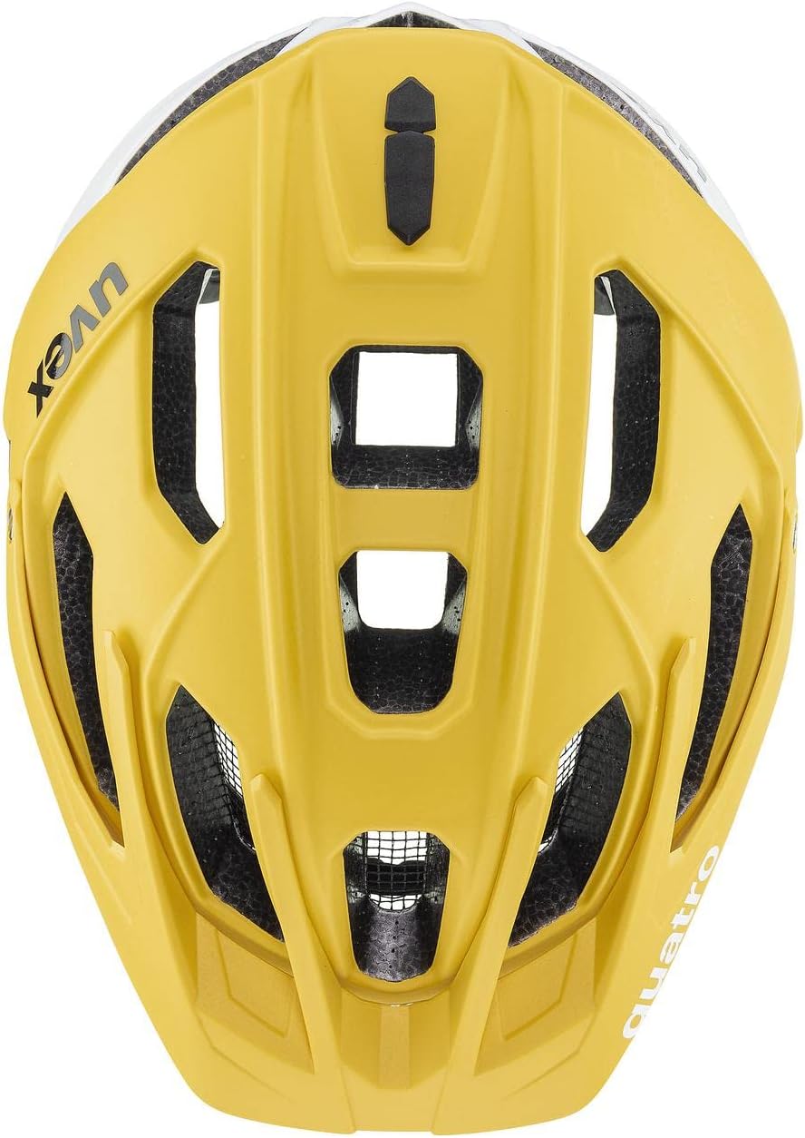 Uvex Quatro CC All Mountain Enduro MTB Fahrrad Helm matt gelb 2024 52-57 cm, 52-57 cm