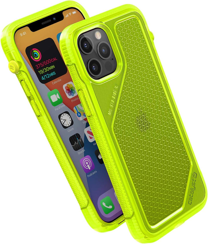 Catalyst Vibe Series Hülle, designt für iPhone 12/12 Pro, patentierte drehbare Stummschaltung, 3 m f