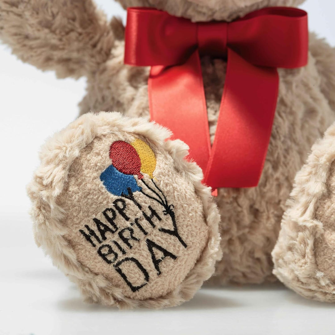 Steiff Kuscheltier Jimmy Teddybär – Happy Birthday, Süsses Stofftier, Jungen, Mädchen & Babys ab 0 M