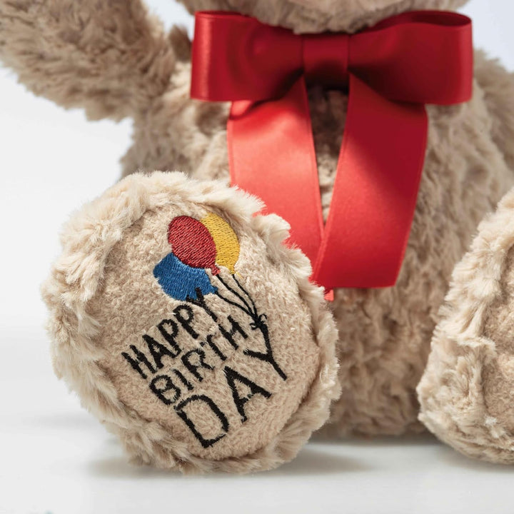 Steiff Kuscheltier Jimmy Teddybär – Happy Birthday, Süsses Stofftier, Jungen, Mädchen & Babys ab 0 M