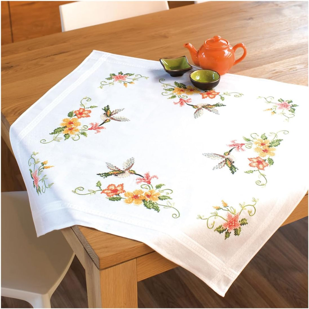 Vervaco Stickpackung/Tischdecke im vorgedruckten/vorgezeichneten Kreuzstich, Natur 40 x 2 x 20 cm, 4