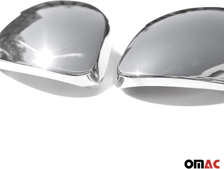 Spiegelkappen Spiegelabdeckung für Tiguan 2007-2016 2 tlg Spiegelblenden aus Edelstahl Chrom