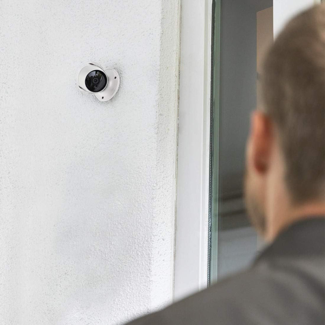 Hama Überwachungskamera WLAN (WLAN Kamera f. aussen, Outdoor-Kamera mit Sprach- u. App-Steuerung, we