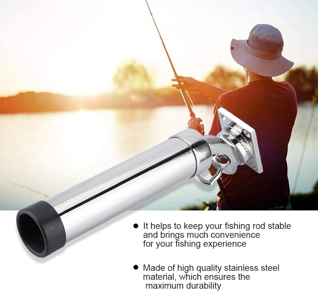 Angelrutenhalter, 360 ° Drehung Fischerboot Ruten-Halter, Marine Boot Angelrutenhalter Rack Unterstü