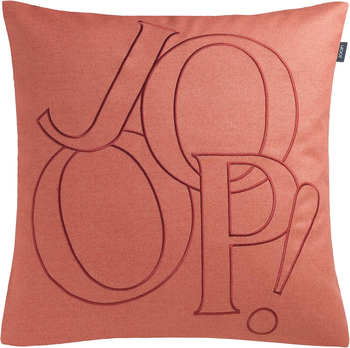 Joop! Living Zierkissenhülle ohne Füllung Statement Farbe orange Grösse 50x50cm verdeckter Reissvers