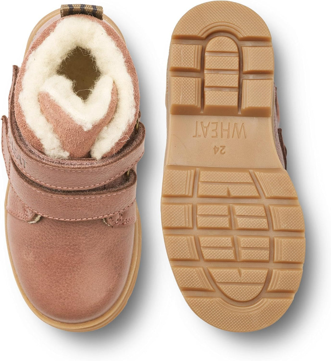 Wheat Kinderschuhe Winterschuhe Dry Klett Tex Junior Grössen Unisex Jungen und Mädchen 80% Leder,20%
