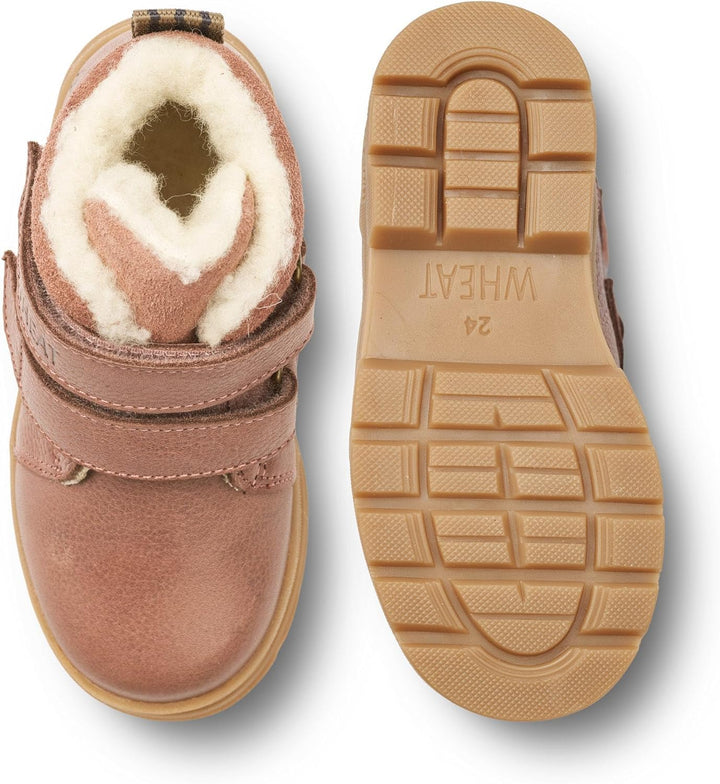 Wheat Kinderschuhe Winterschuhe Dry Klett Tex Junior Grössen Unisex Jungen und Mädchen 80% Leder,20%
