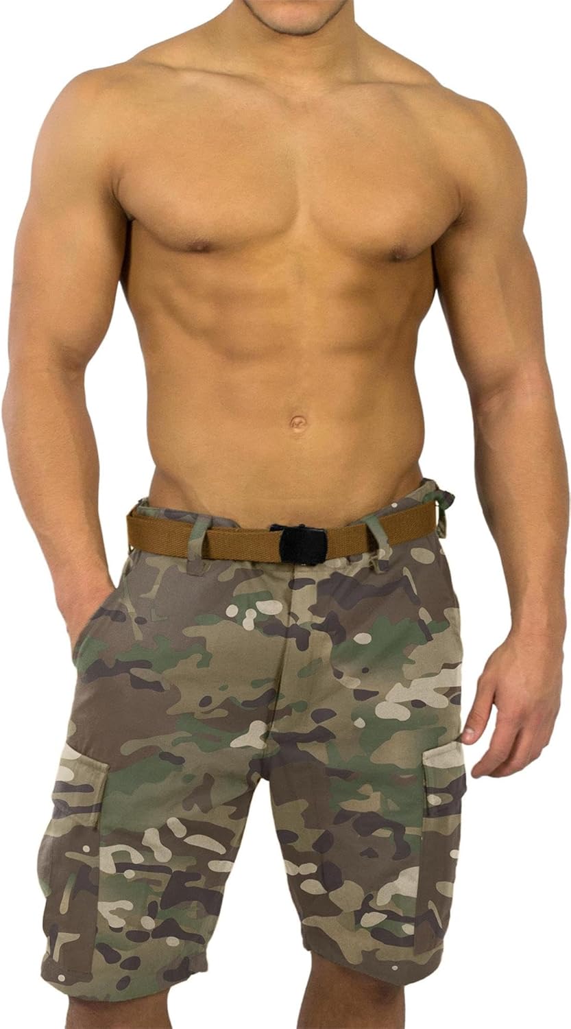 normani BDU Bermuda Short für Herren, S Tactical Camo