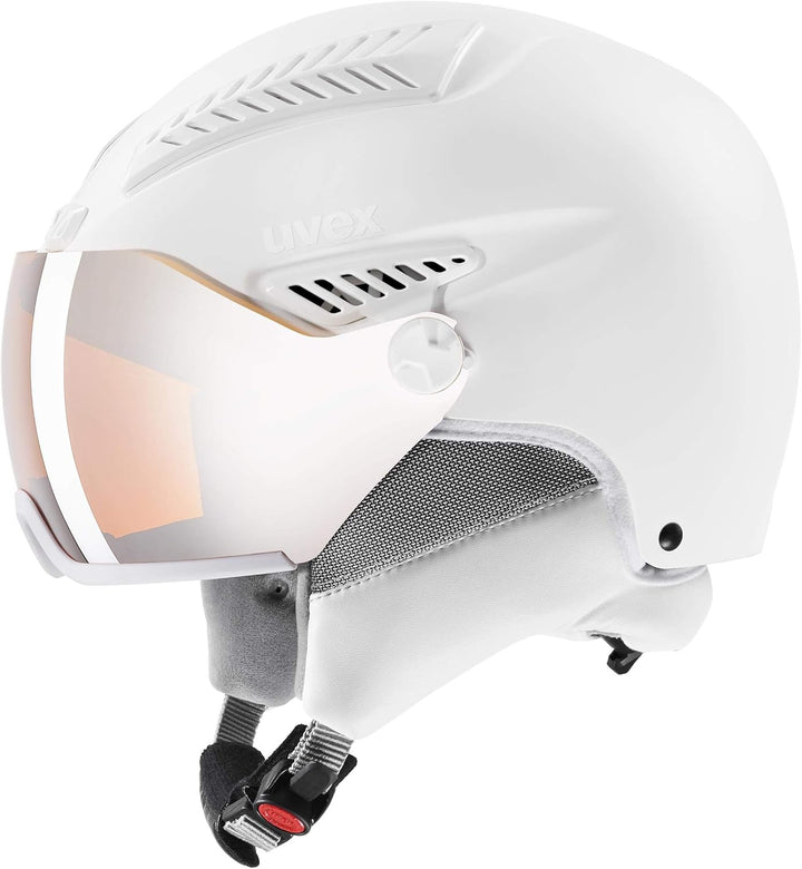 uvex hlmt 600 visor - Skihelm für Damen und Herren - mit Visier - individuelle Grössenanpassung - al