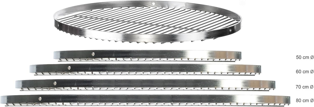 Brandsseller Edelstahl Grillrost Schwenkgrill geeignet - Rostfrei Edelstahl 18/0 Asi 430 Nickel frei