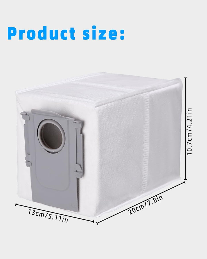 20 Stück Staubbeutel Zubehörset für Roborock Q Revo/Qrevo Pro/Qrevo MaxV/Qrevo S/Qrevo master Robote
