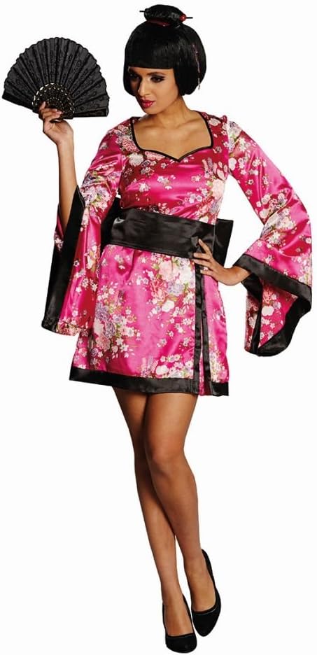 Rubie's Damen Kostüm Geisha Kimono Japanerin Asiatin Karneval Fasching Gr.36