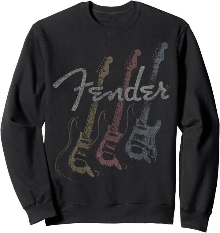 Fender Stacked Guitar Faded Logo Sweatshirt