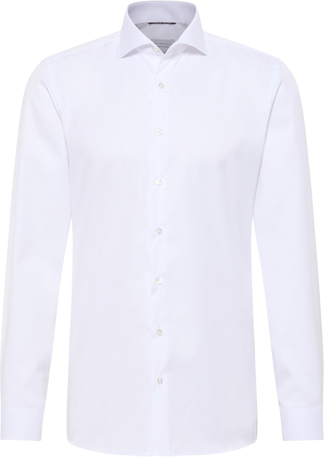 ETERNA Slim Fit Cover Hemd extra Langer Arm blickdichter Twill weiss 38, 38