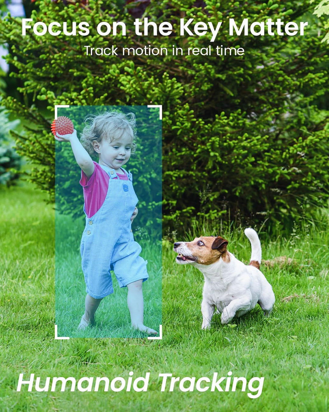 DEKCO 2K Überwachungskamera Aussen WLAN 2 Packungen, 350°/90° Schwenkbar WLAN Kamera Outdoor, 3MP Wi