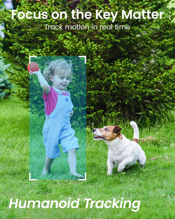 DEKCO 2K Überwachungskamera Aussen WLAN 2 Packungen, 350°/90° Schwenkbar WLAN Kamera Outdoor, 3MP Wi