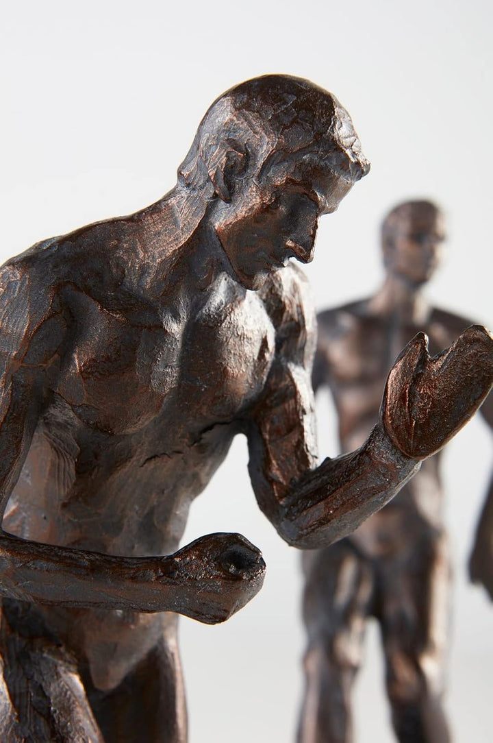 Jotex Push Bücherstütze, stilvolle und Starke dekorative Buchstütze aus Polyresin (2er Set) - Schwar