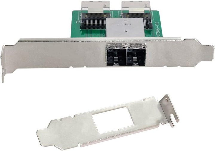 Cablecc Dual Ports Mini SAS HD SFF-8644 zu internem Mini SAS SFF-8087 PCBA-Buchsenadapter mit Low-Pr