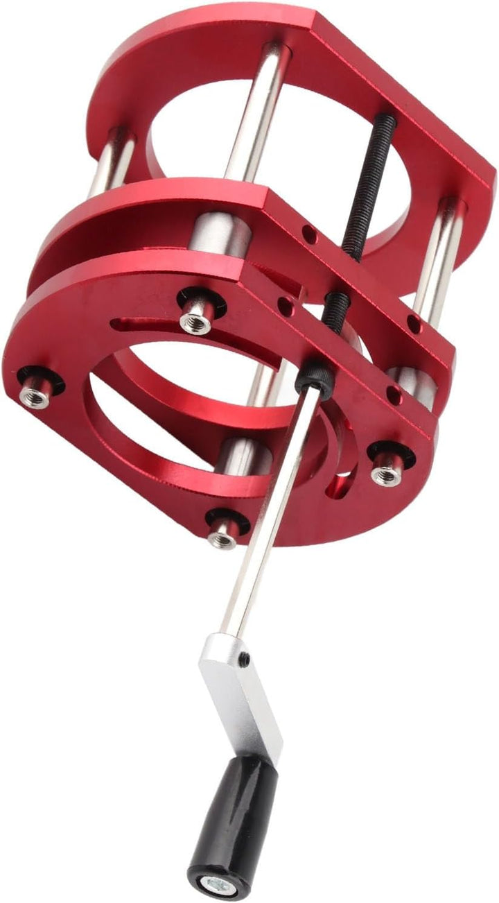 Frästisch-Hebesystem Oberfräserheber Router Lift 4-Klemm-Fräser-Hebebasis mit Griff für 64-mm- Bis 6