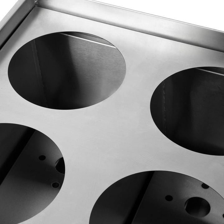 VERTES Gastro Nudelkocher Pastakocher Teigwarenkocher aus Edelstahl, Elektrisch, 2x 1700 Watt, 2 sep