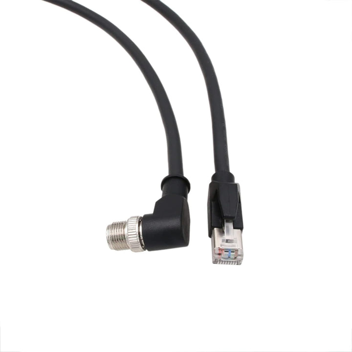 HangTon Gigabit Ethernet M12 8 Pin X-Coded RJ45 CAT 6A Netzwerk Datenkabel für Cognex Basler Sensor