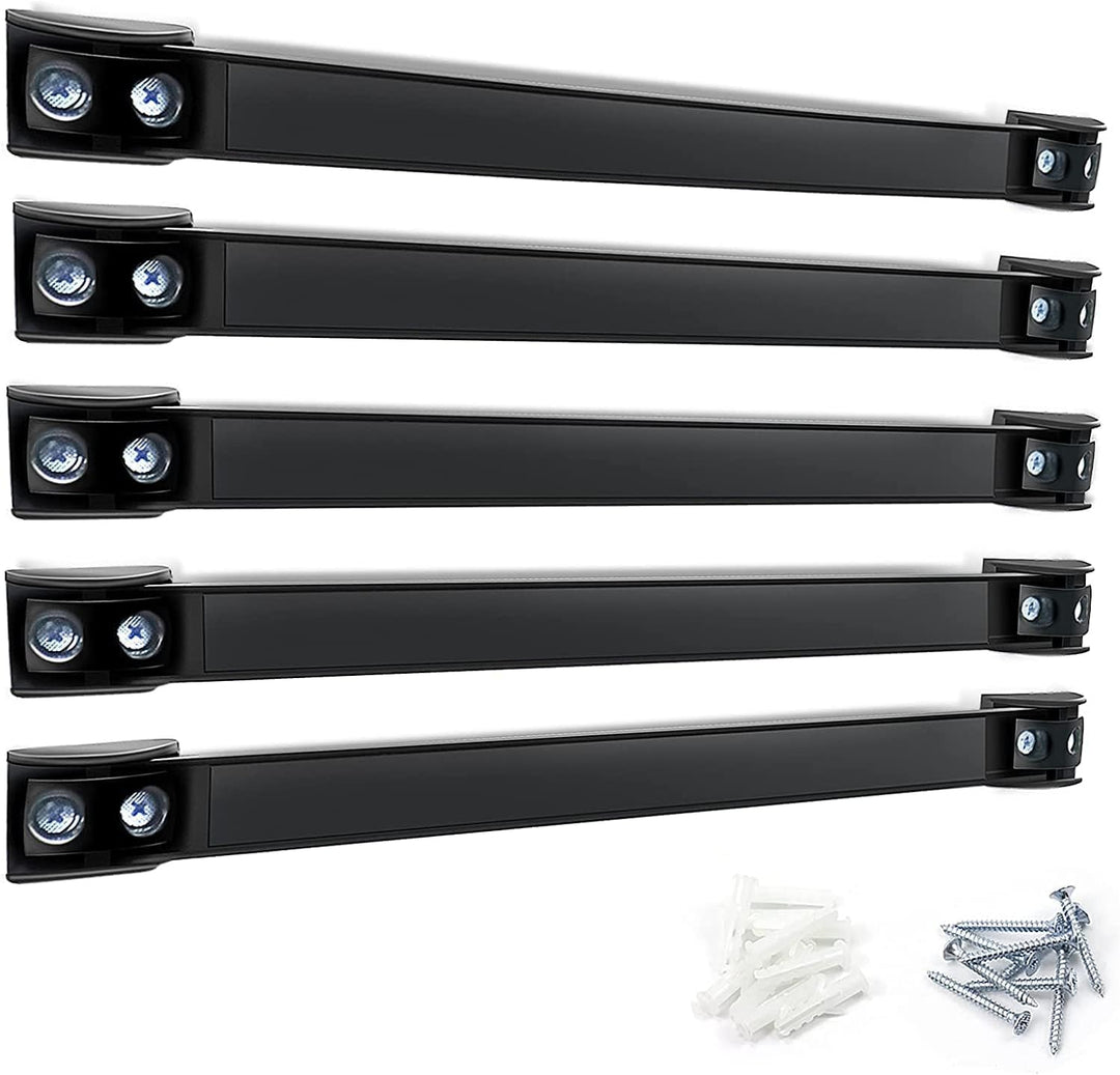 5 Stück Werkzeug Magnetleiste Set 40cm, Stark Magnetschiene Magnetische Werkzeughalter Wand, Magnet