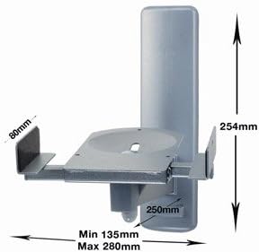BT77 White - Paar Wandhalterungen für Lautsprecher C/Weiss