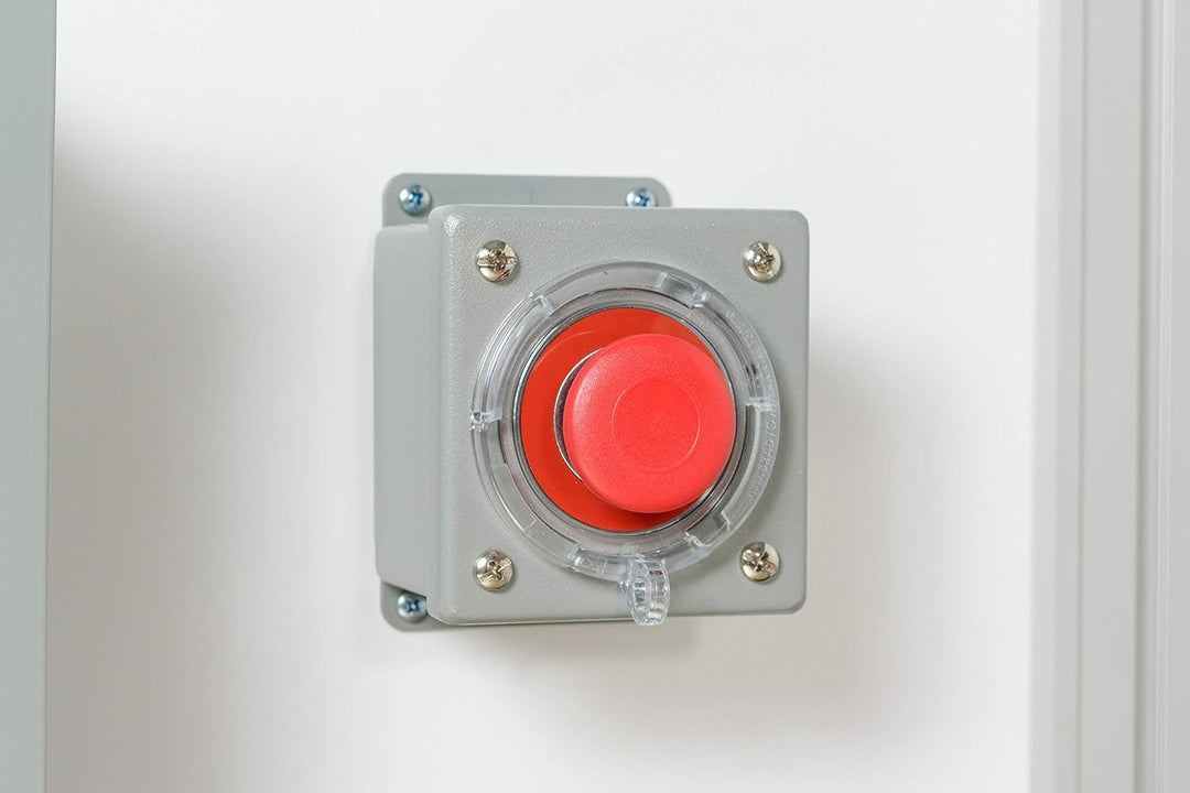 Brady 139794 16 mm Druckknopf-Verriegelungsvorrichtung, hoch, transparent, 63,5 mm x 81,28 mm x 64 m