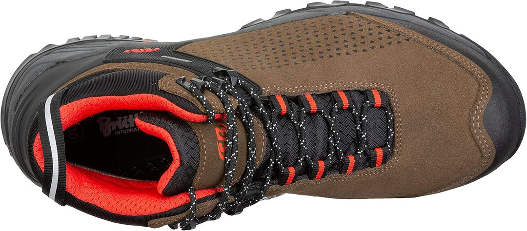 Brütting Unisex Mount Foraker High Cross-Laufschuhe 44 EU Braun Orange, 44 EU Braun Orange