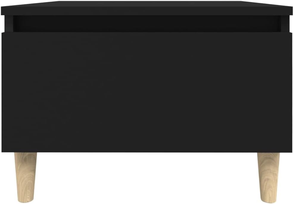 FIRBNUS Beistelltische 2 STK. Schwarz 50x46x35 cm Beistelltisch Klein Beistelltisch Sofa Beistelltis