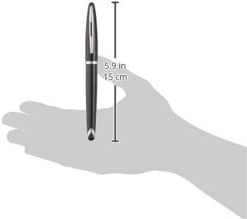 Waterman Carène Black Sea Füller | hochglänzend Schwarz mit Palladiumzierteilen | Füllfederhalter mi