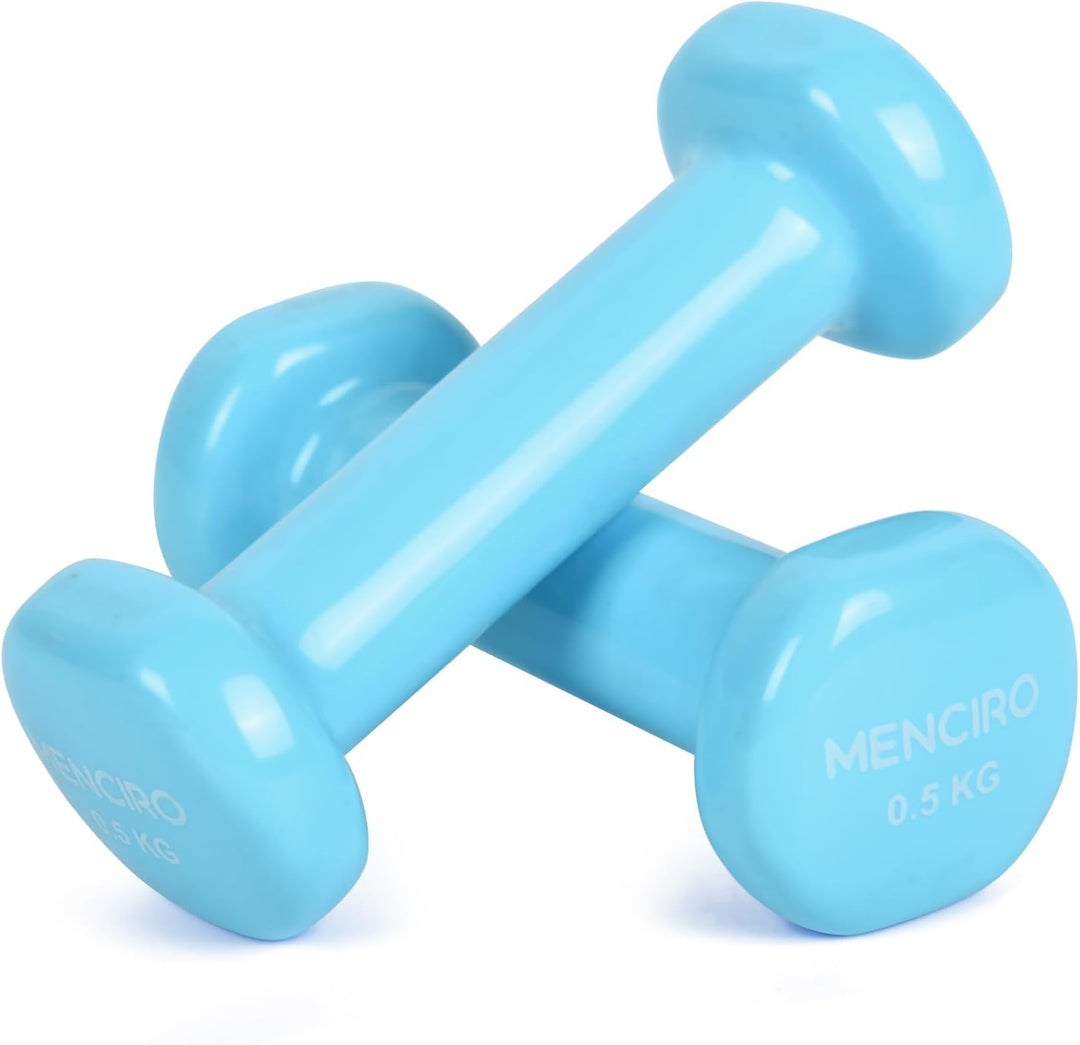 MENCIRO Hanteln 2er Set für Männer und Frauen, 1KG - 5KG Kurzhanteln Gewichte für Zuhause Fitnessstu