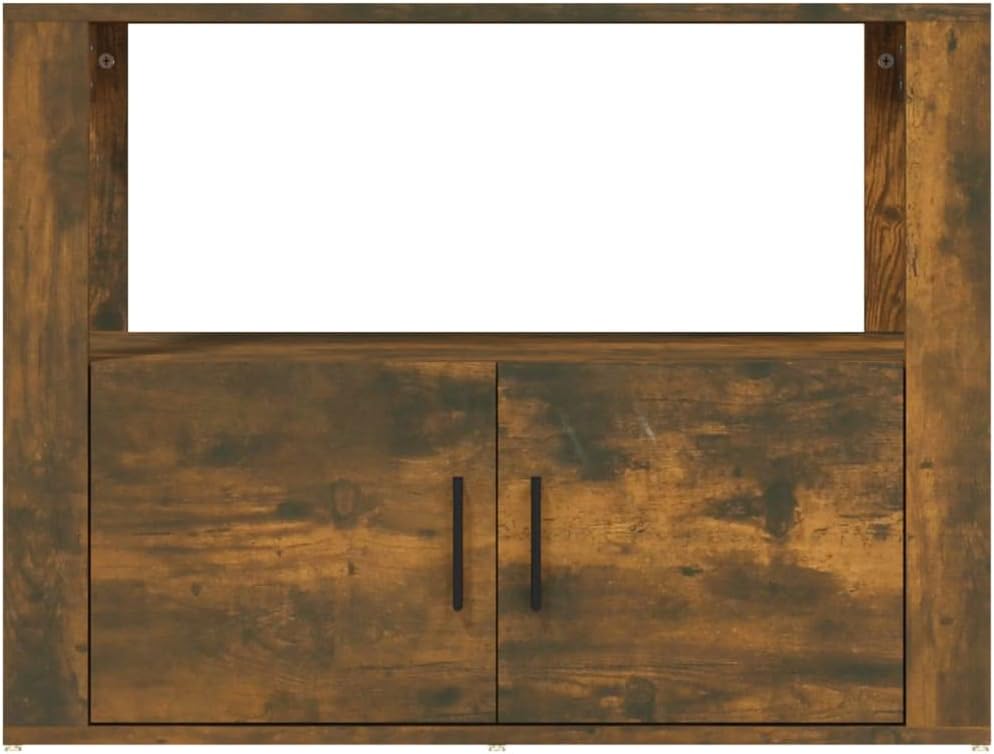 80x30x60 cm Seitenschrank mit Ablage und Türen Beistellschrank Schubladenschrank Lowboard Lagerschra