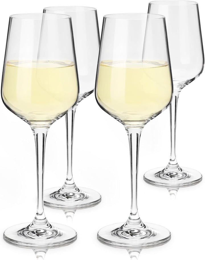 Viski Kristall-Chardonnay-Gläser – Europäisch gefertigte Weissweingläser-Set mit 113-170 ml Stiel-Ch