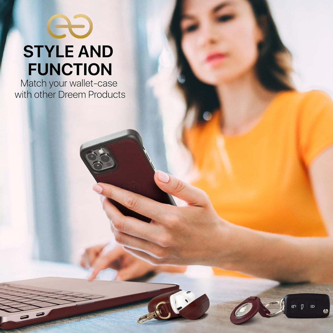 Dreem Fibonacci 2in1 Handyhülle Flipcase für iPhone 12 & 12 Pro | Magnetisches iPhone Case | TPU Etu