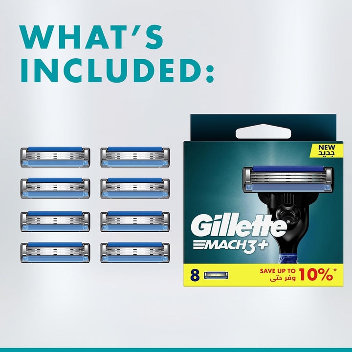 Gillette Mach3 Klingen , 8 Stück ( 1er Pack ) 1 stück (8er Pack), 1 stück (8er Pack)